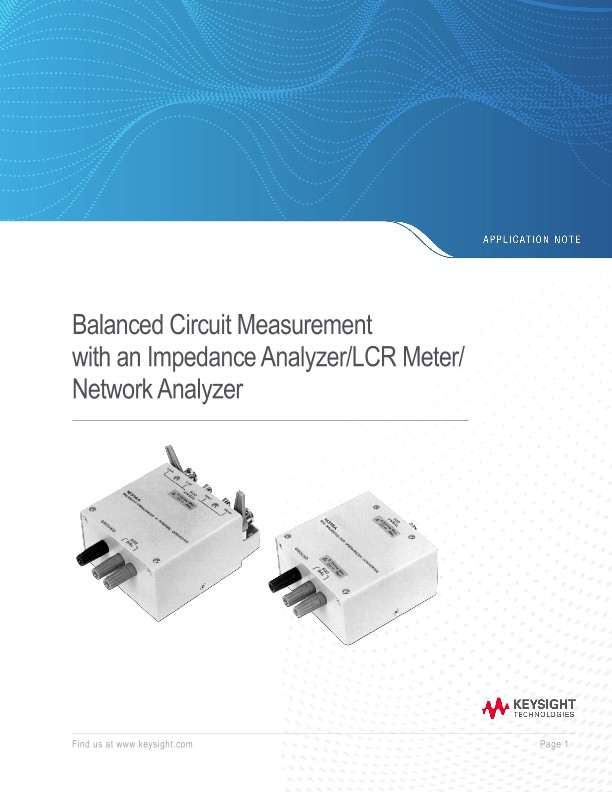 Measuring a Balanced Circuit with an Unbalanced Measurement Instrument