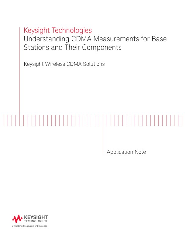 Understanding CDMA Measurements for Base Stations