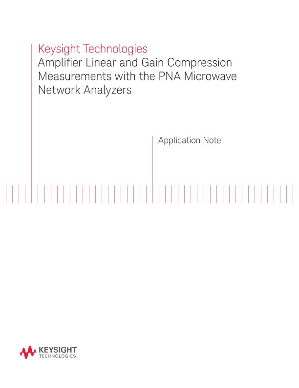 Amplifier Linear and Gain Compression Measurements with PNA