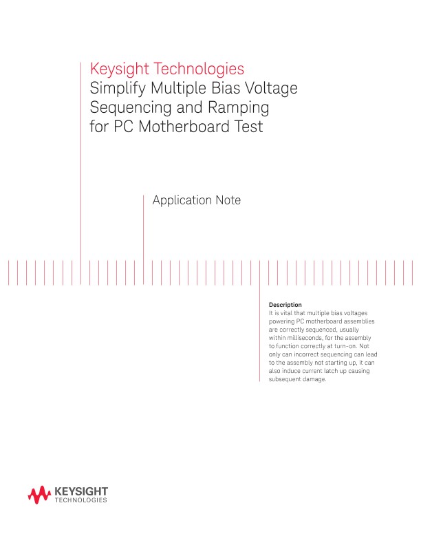 Simplify Multiple Bias Voltage Sequencing and Ramping for PC Motherboard Test 