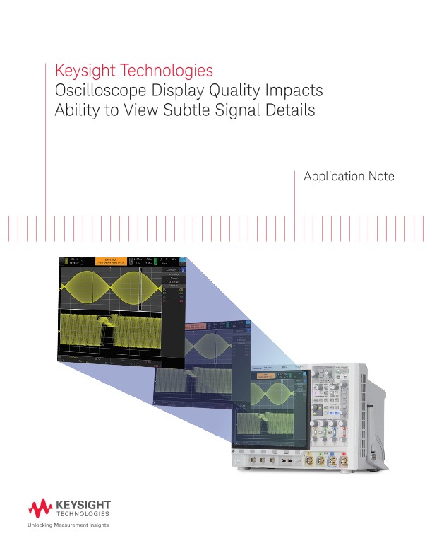 Oscilloscope Display Quality Affects View of Subtle Signal Details