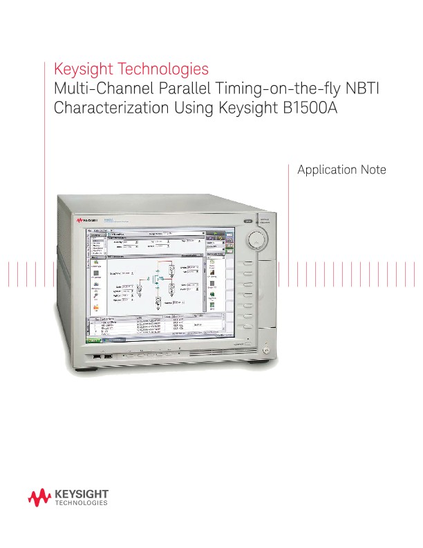 Multi-Channel Parallel NBTI Testing Using EasyEXPERT Software