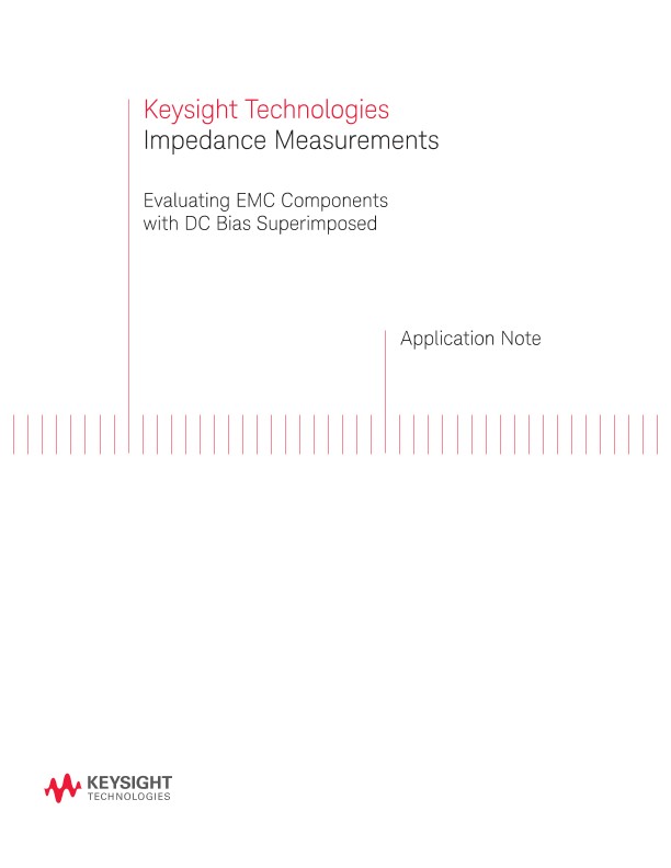 Impedance Measurements of EMC Components with DC Bias Current