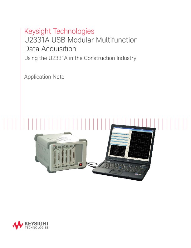 USB Multifunction DAQ U2331A in Construction Industry