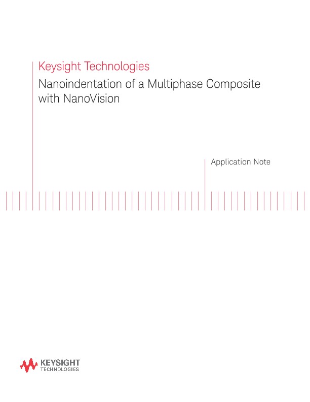 Nanoindentation of a Multicomposite with NanoVision
