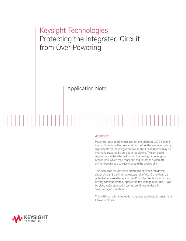 Protecting the Integrated Circuit from Over Powering