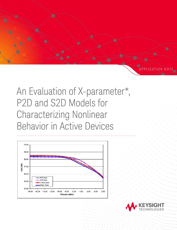Characterizing Nonlinear Behavior in Active Devices –  An Evaluation of X-parameter