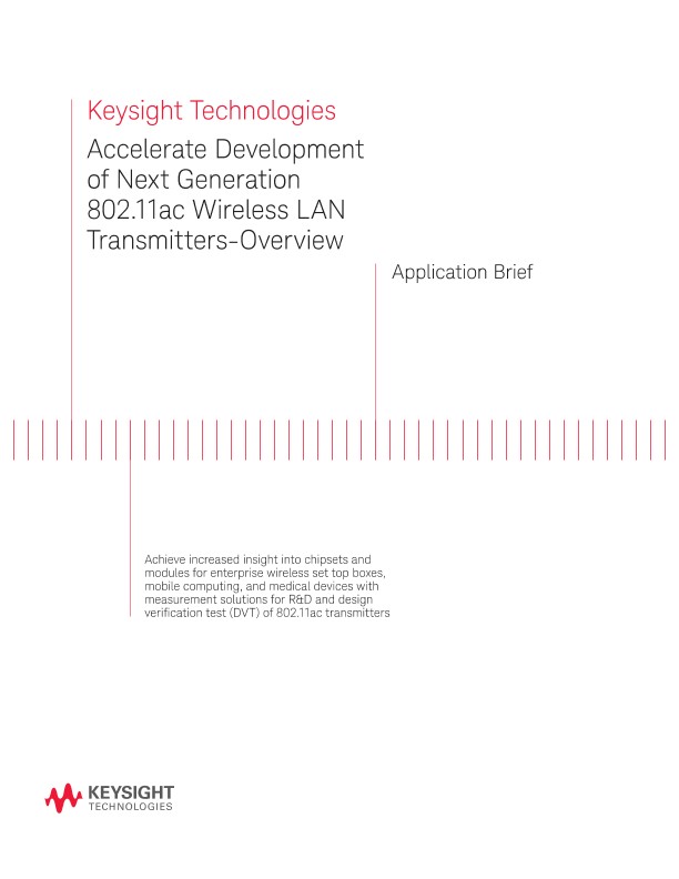 Design and Verification of Wireless LAN 802.11ac Transmitters 