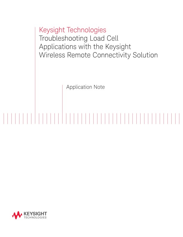 Load Cell Troubleshooting – Wireless Remote Connectivity Solution