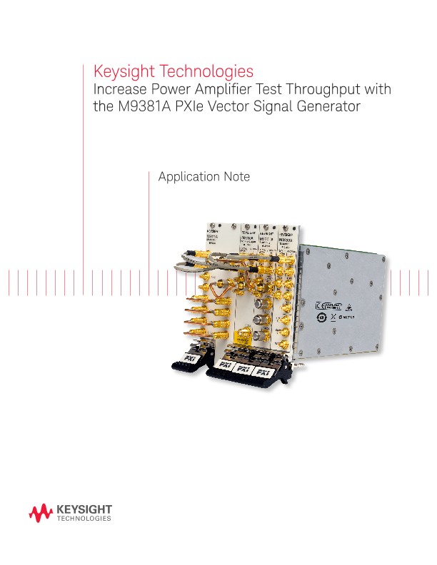 Increase Test Throughput of Power Amplifier and Modules