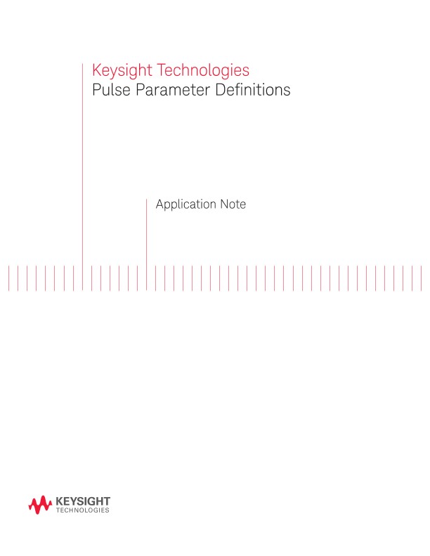 Pulse Parameter Definitions