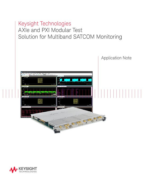 AXIe and PXI Modular Solution for SATCOM Applications