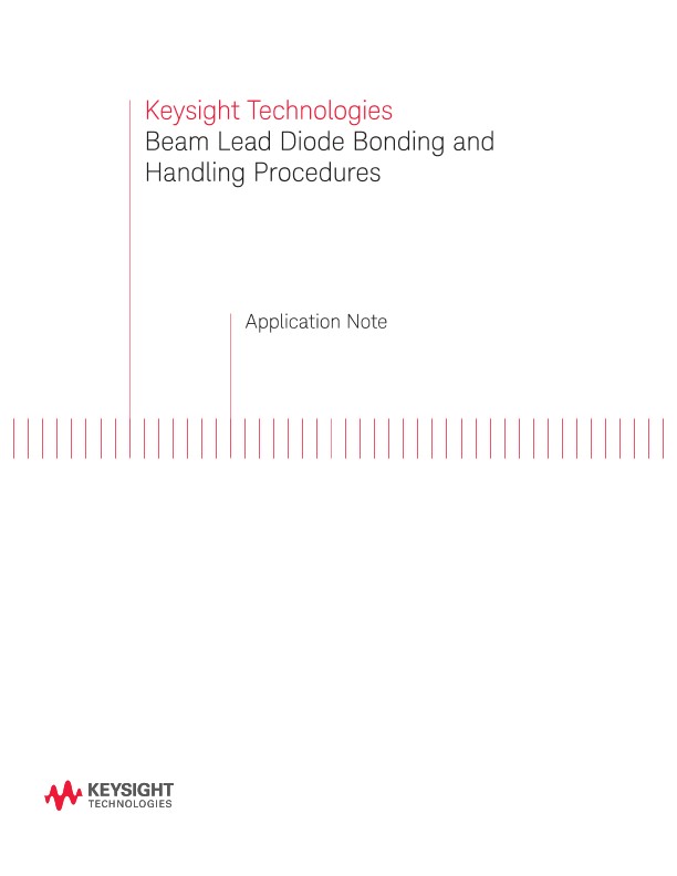 Beam Lead Diode Bonding and Handling Procedures