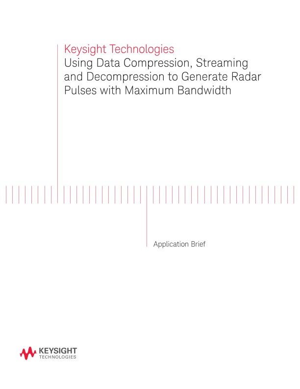 Data-Compression Methods to Generate Radar Pulse