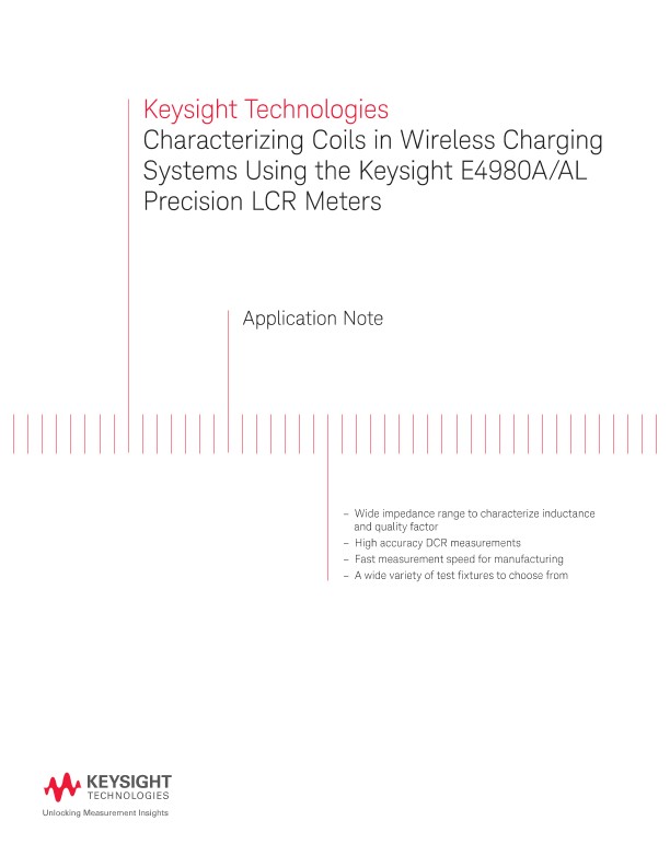 Testing Coils in Wireless Charging Systems Using LCR Meters