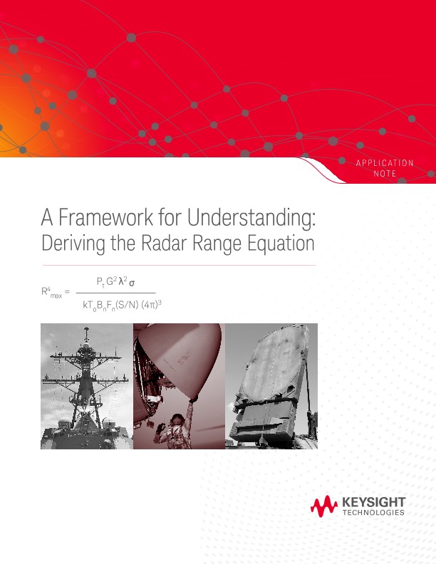 A Framework for Understanding: Deriving the Radar Range Equation 