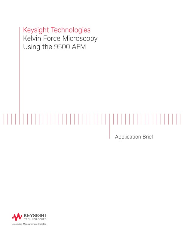 Kelvin Force Microscopy (KFM) Using the 9500 AFM