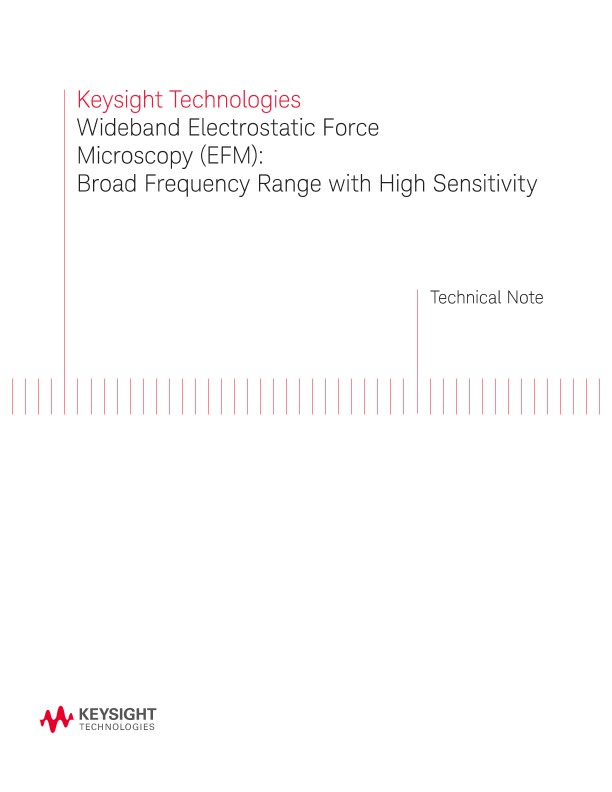 Wideband Electrostatic Force Microscopy (EFM)