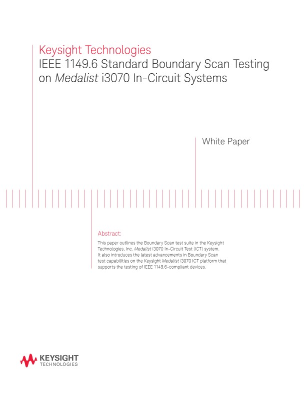 IEEE 1149.6 Standard Boundary Scan Testing on ICT Systems