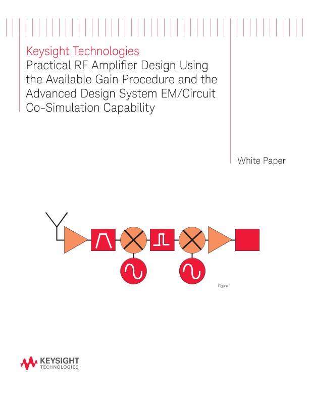 Practical RF Amplifier Design Using the Available Gain Procedure and the Advanced Design System EM