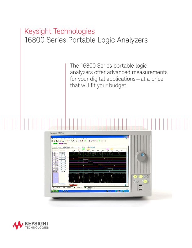 16800 Series Portable Logic Analyzers