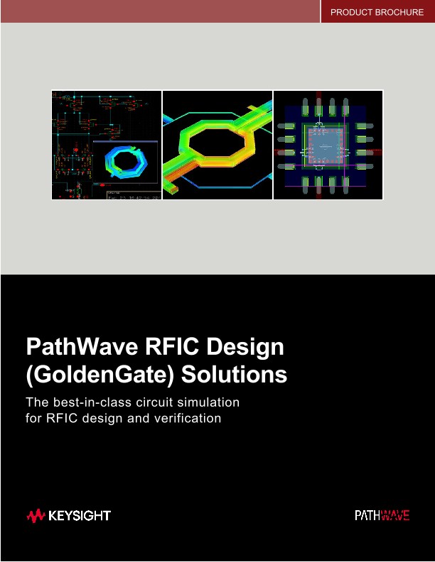 PathWave RFIC Design (GoldenGate) Solutions
