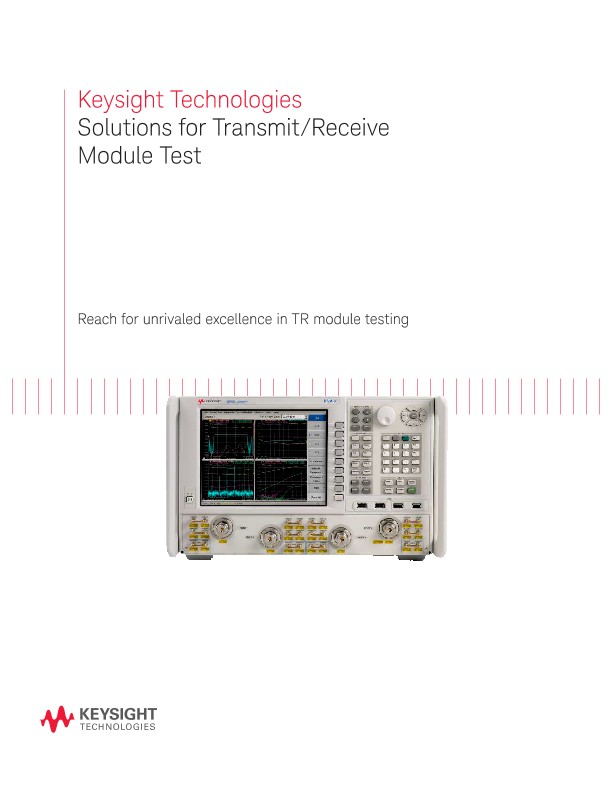 Solutions for Transmit/Receive Module Test