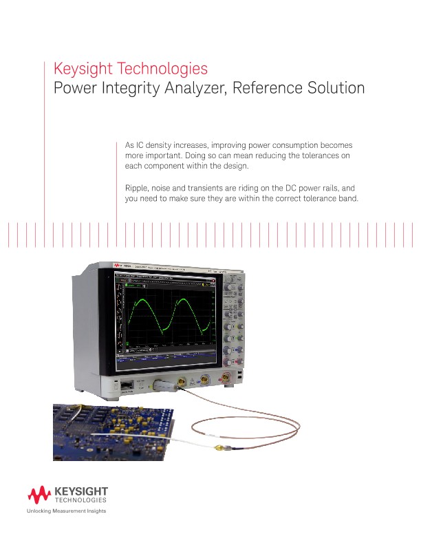 Power Integrity Analyzer, Reference Solution