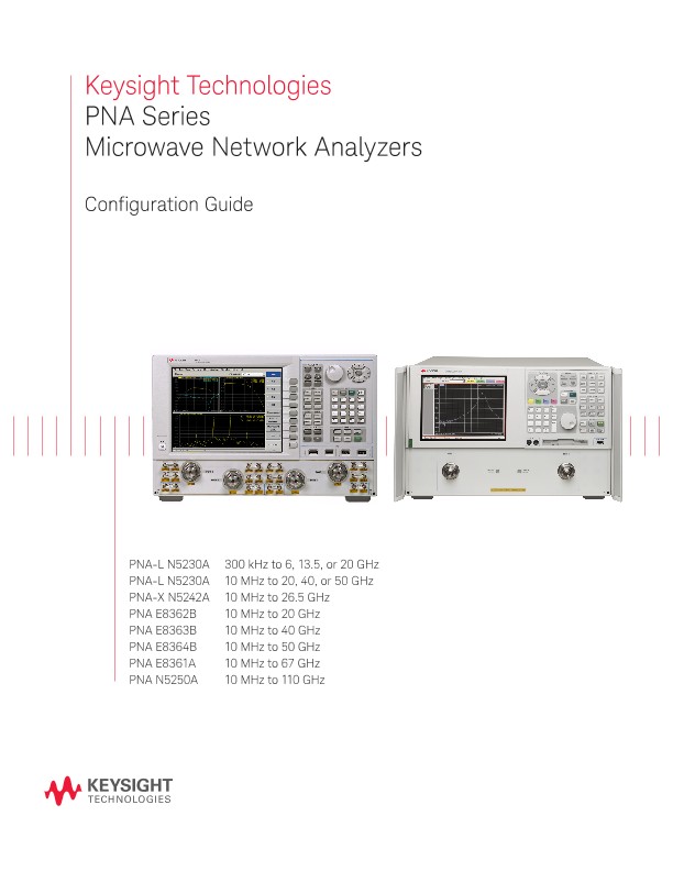 PNA Series Microwave Network Analyzers 