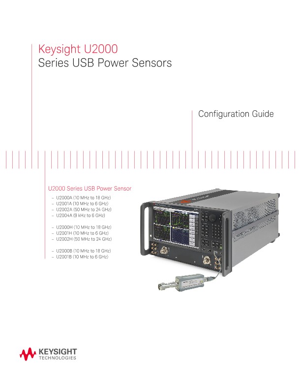 U2000 Series USB Power Sensors 