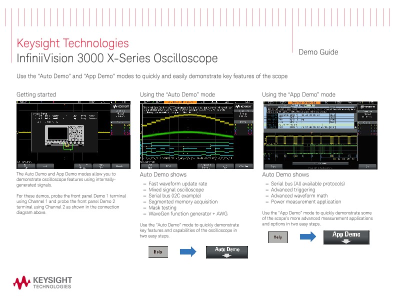 InfiniiVision 3000 X-Series Oscilloscope