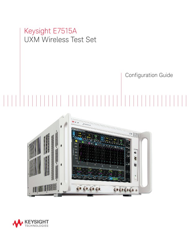 E7515A UXM Wireless Test Set