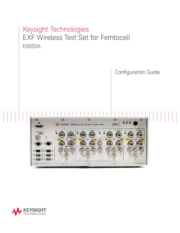 EXF Wireless Test Set for Femtocell
