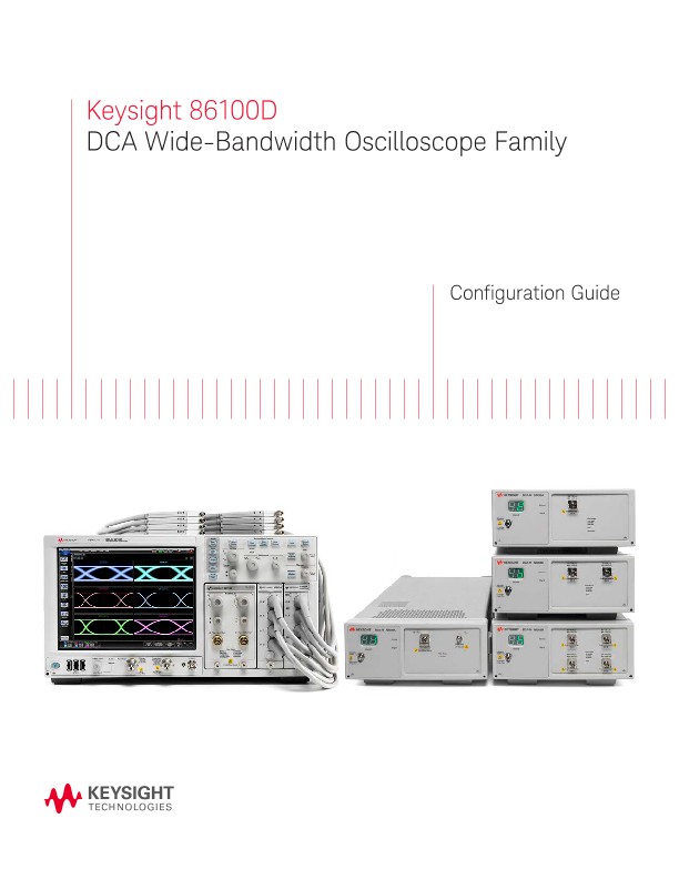 86100D DCA Wide-Bandwidth Oscilloscope Family
