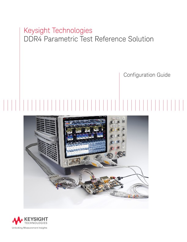 DDR4 Parametric Test Reference Solution