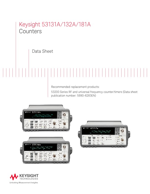 53131A/132A/181A Counters