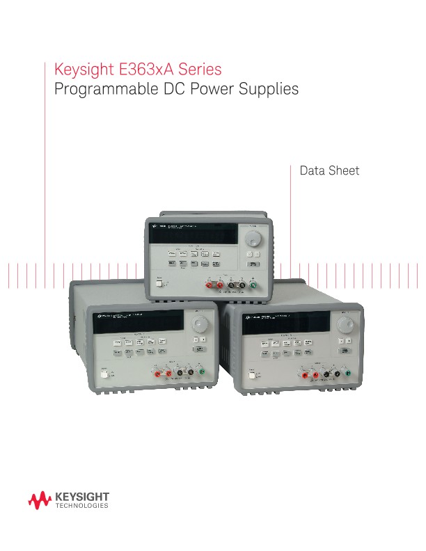 E363xA Series Programmable DC Power Supplies