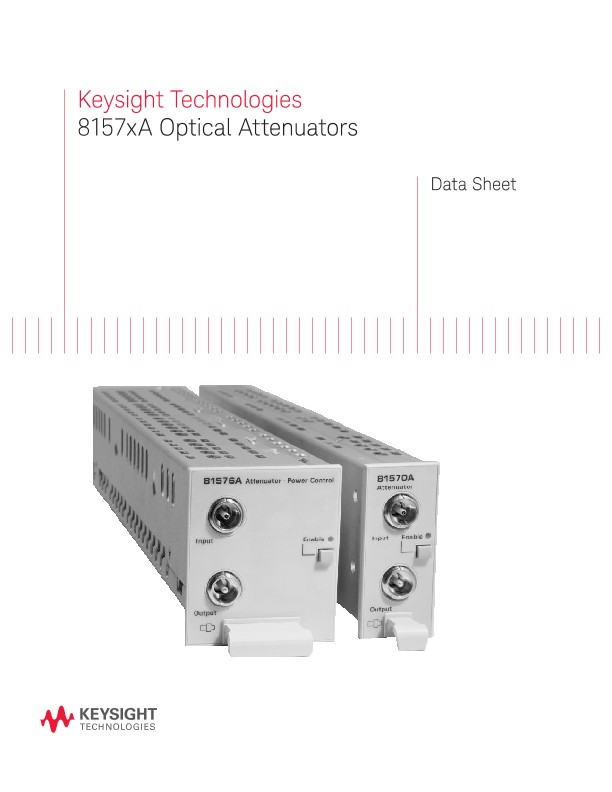 8157xA Optical Attenuators 