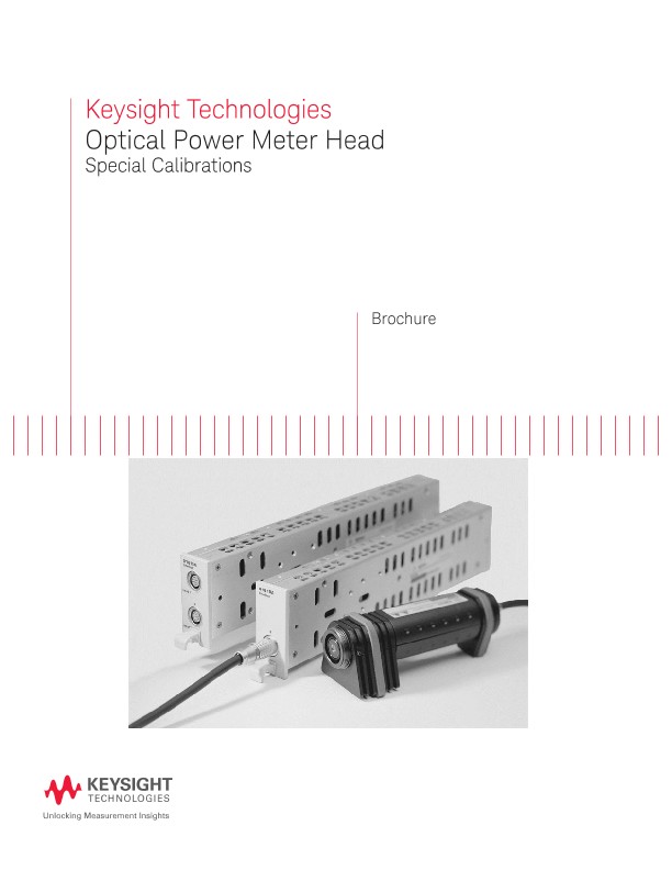 Optical Power Meter Head Special Calibration 