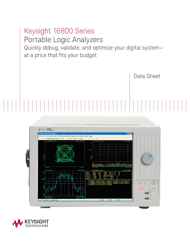 16800 Series Portable Logic Analyzers 