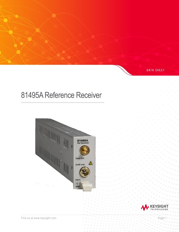81495A Reference Receiver