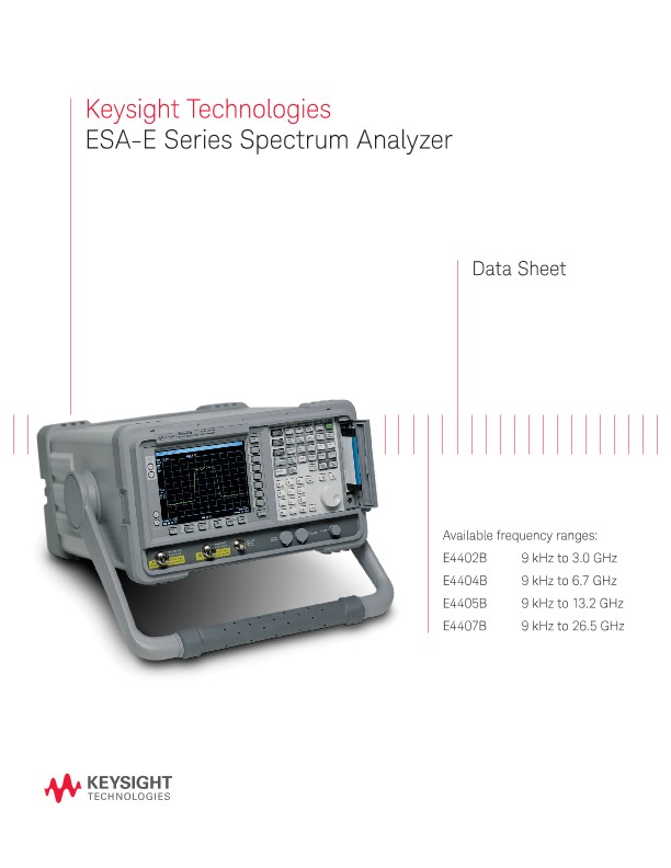 ESA-E Series Spectrum Analyzer 