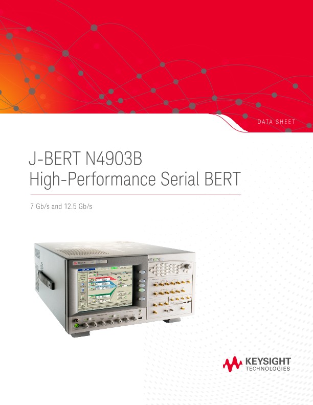 J-BERT N4903B High-Performance Serial BERT