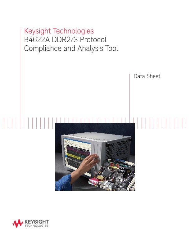 B4622A DDR2/3 Protocol Compliance and Analysis Tool 