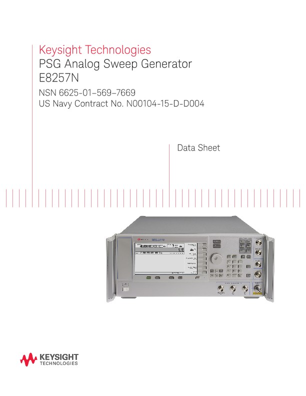 E8257N PSG Analog Sweep Generator