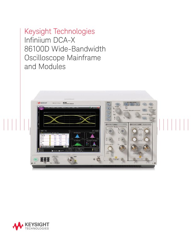 Infiniium DCA-X 86100D Wide-Bandwidth Oscilloscope Mainframe and Modules 