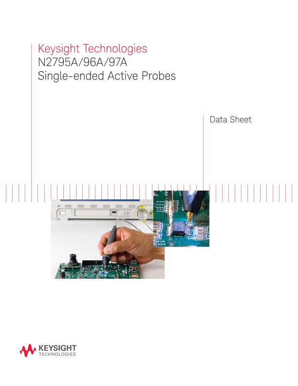 N2795A/96A/97A Single-ended Active Probes