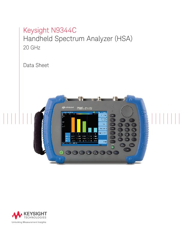 N9344C Handheld Spectrum Analyzer (HSA)