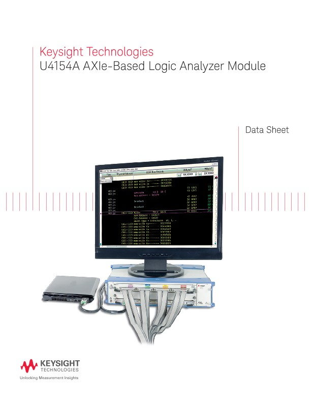 U4154A AXIe-based Logic Analyzer Module