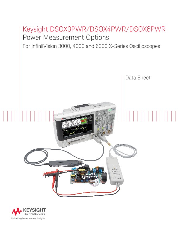 DSOX3PWR/DSOX4PWR/DSOX6PWR Power Measurement Options